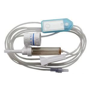 105" 15 Drop Admin Set w/1.2 Micron Filter, Easydrop Flow Controller, Rotating Luer, Non-DEHP Tubing